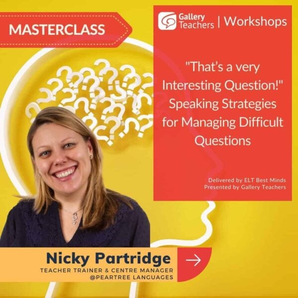 "That’s a very Interesting Question!" Speaking Strategies for Managing Difficult Questions
